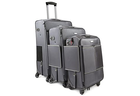 suitcases that connect together.